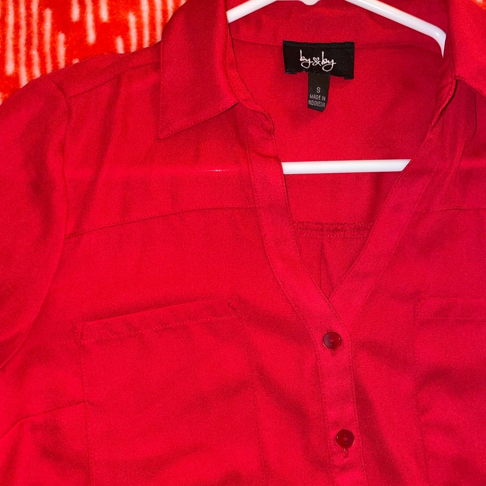 Red Dress shirt